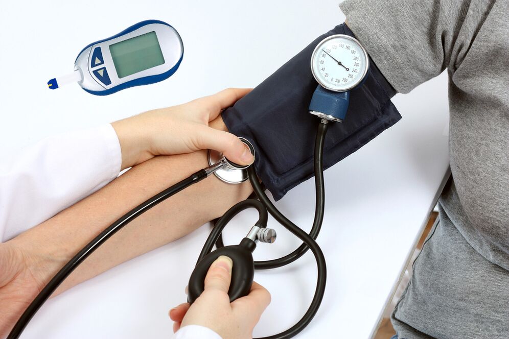 Medição da pressão arterial para hipertensão